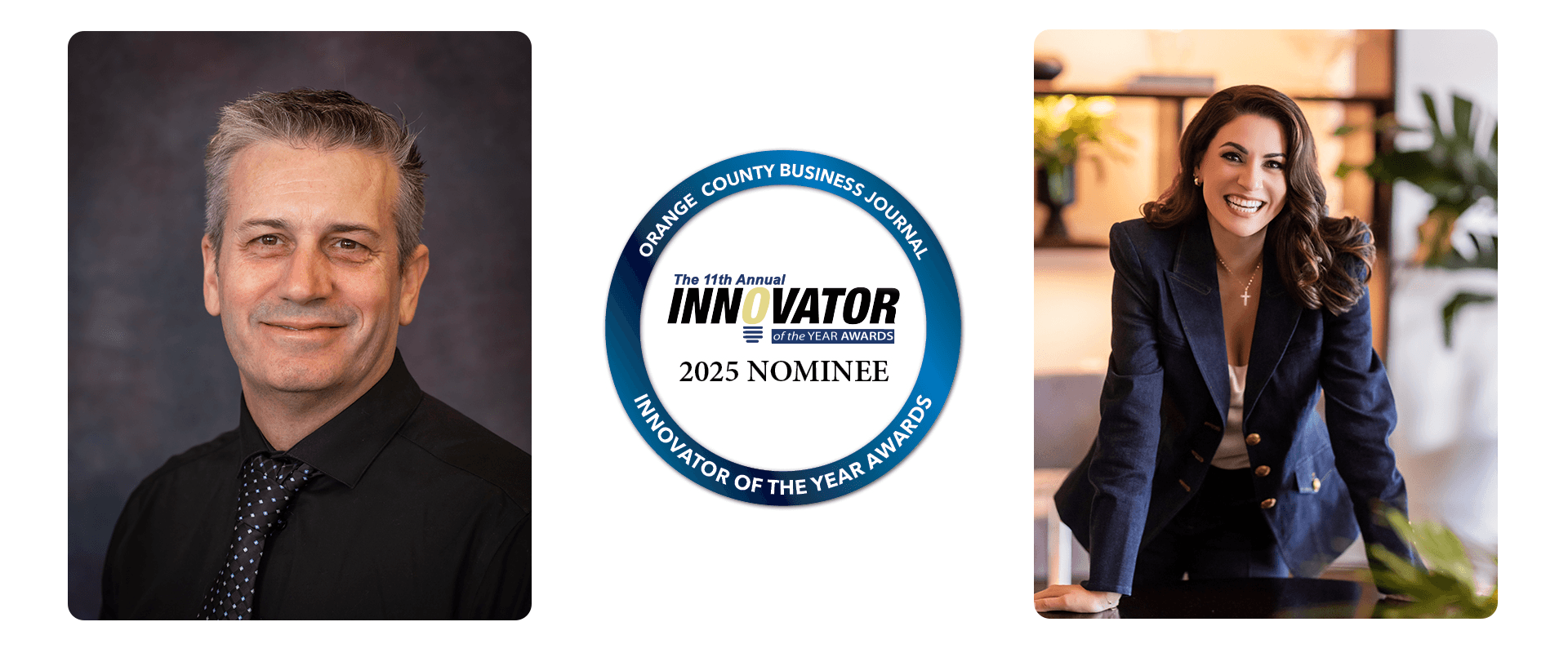 Toshiba’s Matt Bull and Maegan Lujan were named 2025 Innovator of the Year nominees by the Orange County Business Journal. They are recognized for advancing business intelligence, services, and cloud solutions.